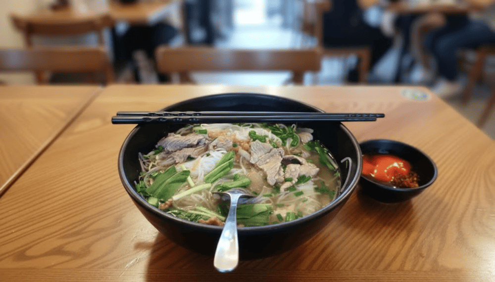 Chicken curry is a popular dish in Musa Karim with the rich flavor of coconut milk (Source: Internet)